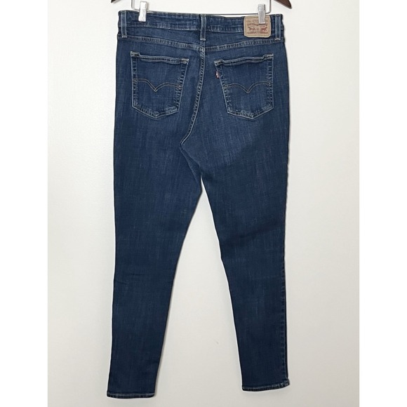 Levi's 721 Jeans Women's 32 Blue High Rise Skinny Fit Western Midwest Stretch - Picture 3 of 6